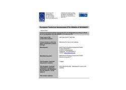 European Technical Assessment MAGE AirTex Safety ND DSK