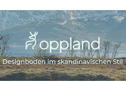Landschaft mit Rehntier und Oppland Text