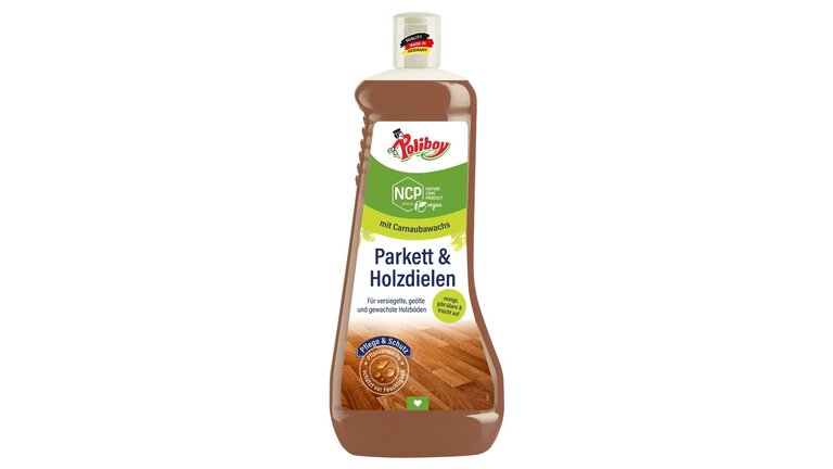 POLIBOY NCP Parkett und Holzdielen Pflege in der Flasche 1L | © POLIBOY Brandt & Walther GmbH