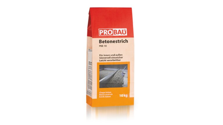 betonestrich, verpackt, stehend, 10kg