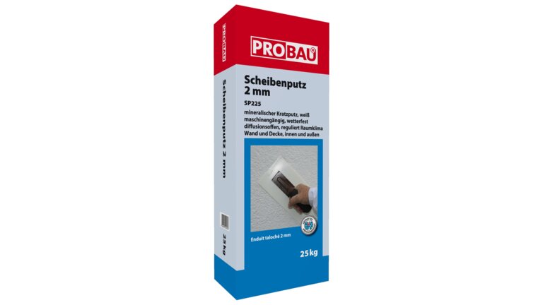 Probau WDVS Scheibenputz, im Karton verpackt, stehend