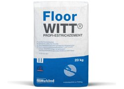 Weiß-blauer Sack Floor WITT Estrichzement