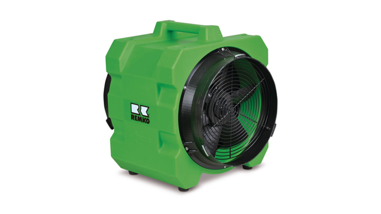 Grüner Ventilator