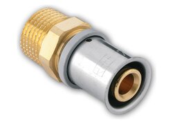 Detaillierte Ansicht eines Laminatbodens in grauer Eichenoptik.