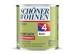 375 ml--Eimer Buntlack seidenmatt, Basis 4