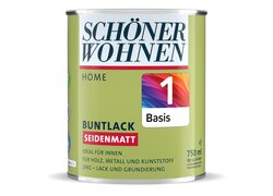 750 ml-Eimer Buntlack seidenmatt, Basis 1