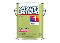 2,5 Liter-Eimer Buntlack seidenmatt, Basis 1