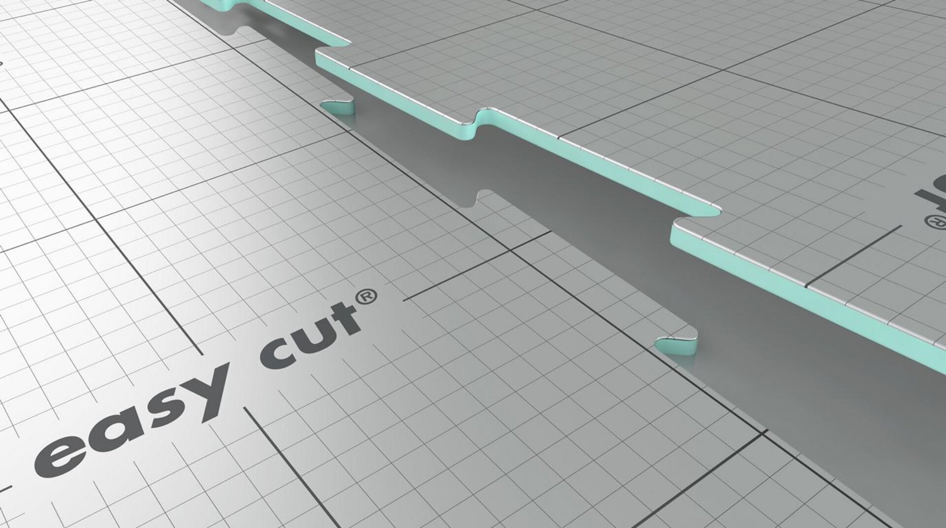 Dämmtechnik, Simulation des Zusammensteckens zweier Platten