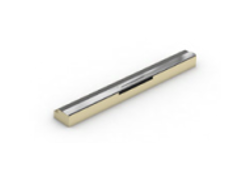 Schmale Dämmelement mit Metallabdeckung