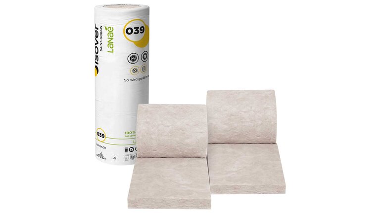 Akustic TP-039, Leichter Trennwand-Filz aus Glaswolle, in Rollen, weiße Lanaé Verpackung | © Saint-Gobain Isover G + H AG