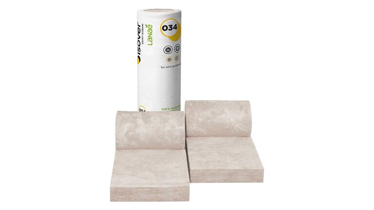 Kontur HBF-034, Dämmung für den Holzrahmenbau, in Rolle, weiße Lanaé Verpackung | © Saint-Gobain Isover G + H AG