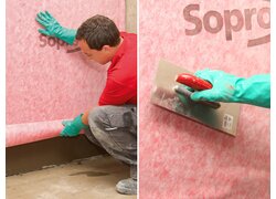 Anwendung Abdichtungs -und Entkopplungsbahn 