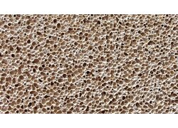 Calciumsulfatbasierte Mineralschaum-Dämmplatte mit Poren.
