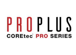 "Schriftzug 'PRO PLUS COREtec PRO SERIES'."