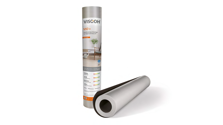 Das Produkt VISCOH VIO+, mit Verpackung , stehend und liegend