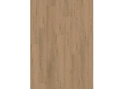 Detaillierte Ansicht eines Laminatbodens in natürlicher Eichenoptik.
