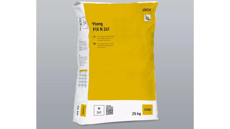 Gelbe Tüte mit Ytong Fix N 241