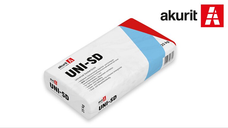 Weißer Sack Akurit UNI-SD, 25 kg.