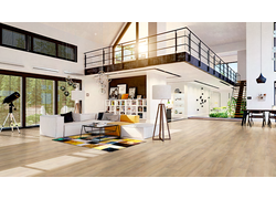 Raumszene, Wohnzimmer, Galerie, Sofa, Bodenbelag