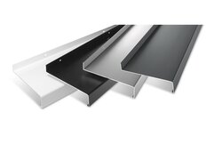 Fensterbänke in weiß, schwarz, silber und anthrazit