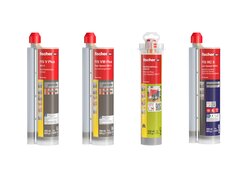 fischer Injektionsmörtel für sichere chemische Befestigungen in Beton und Mauerwerk. Lösungen für unterschiedliche Anwendungen mit Vinylester-Technologie