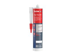Wasserbasierter fischer High Tack AC Montageklebstoff mit hoher Anfangshaftung. Ideal für starke und dauerhafte Verklebungen im Innenbereich. Inhalt: 310 ml, Farbe: Weiß.