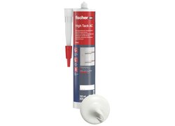 fischer High Tack AC Montageklebstoff 310 ml weiß mit Strukturansicht Klebstoff
