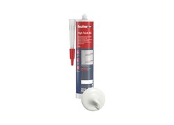 fischer High Tack AC Montageklebstoff 310 ml weiß mit Strukturansicht Klebstoff