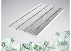 Aluminiumplatten mit Rillenstruktur