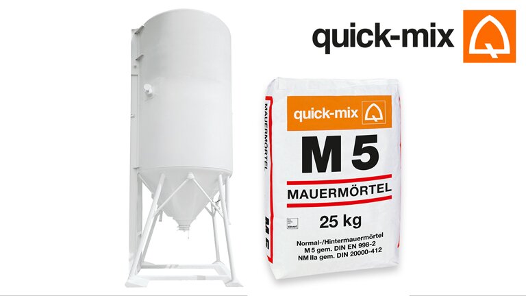 Titelbild quick-Mix Normalmauermörtel