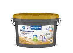 Farbeimer swingcolor Arktisweiss Plus Mix, 1 Liter, Basis 2