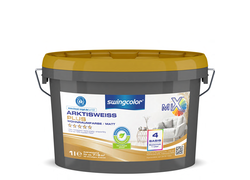 Farbeimer swingcolor Arktisweiss Plus Mix, 1 Liter, Basis 4