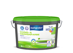 Farbeimer swingcolor Wand-und Deckenfarbe, 5 Liter, Basis 2