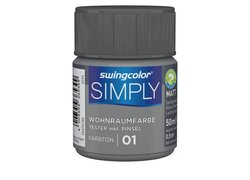 swingcolor Wandfarbe SIMPLYm, im grauen Behälter
