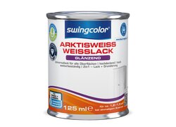 swingcolor Weißlack Arktisweiß, glänzend, in Dose, 125ml