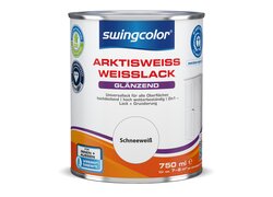 Swingcolor Weißlack Arktisweiß, glänzend, 750ml, in Dose