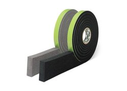TP610 Hochleistungs-Fugendichtband Polyurethan-Weichschaumstoff mit Polymerimprägnat, auf der Rolle, schwarz und grün